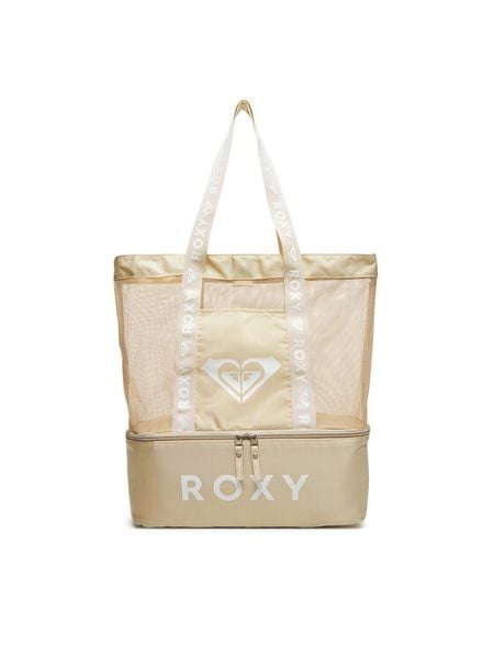 Roxy Torebka ROXY-M-001-07 Beżowy. Brązowe torebki klasyczne damskie Roxy, z materiału, bez dodatków. Za 119.99 zł.