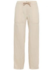 Camel Active Spodnie w kolorze beżowym rozmiar: W34/L30. Brązowe spodnie materiałowe damskie Camel Active, bez wzorów, z materiału. Za 118.56 zł.
