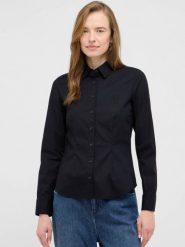 Damska Koszula Mustang Style Allegheny Black Beauty 1016724 4185. Czarne koszule damskie Mustang, xl, bez wzorów, bez kołnierzyka, bez ramiączek. Za 149.99 zł.