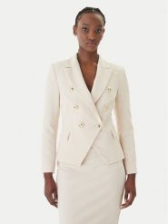 Rinascimento Marynarka CFC0128639003 Beżowy Regular Fit. Brązowe marynarki i żakiety damskie Rinascimento, l, bez wzorów, z syntetyku. Za 789.99 zł.