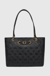 GUESS Czarna torebka Izzy Peony Noel. Czarne shopper bag Guess, bez dodatków. W wyprzedaży za 567.99 zł.