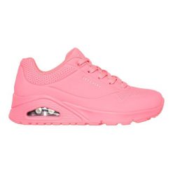Tenisówki Skechers Model Uno -stand On Air Kolor Rose. Czerwone obuwie sportowe damskie Skechers, z materiału, bez zapięcia, tenisowe. Za 383.65 zł.