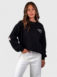 Brunotti Bluza "Alm" w kolorze czarnym rozmiar: M. Czarne bluzy damskie Brunotti, m, bez wzorów, z bawełny, bez kaptura. Za 109.26 zł.