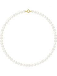 Pearline Naszyjnik perłowy w kolorze białym - dł. 42 cm rozmiar: onesize. Białe naszyjniki damskie Pearline, z perłą, złote. Za 826.99 zł.