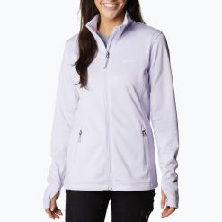 Bluza trekkingowa damska Columbia Park View Grid Fleece. Fioletowe bluzy damskie Columbia, xs, bez wzorów, bez kaptura. Za 149.99 zł.