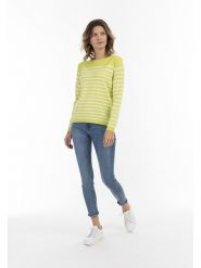 Usha Sweter w kolorze limonkowym rozmiar: XL. Zielone swetry klasyczne damskie Usha, xl, bez kołnierzyka. Za 131.74 zł.