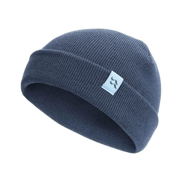 Czapka dzianinowa podwijana Rab Adzuki Beanie. Niebieskie czapki damskie RAB, bez wzorów, z dzianiny. Za 89.99 zł.
