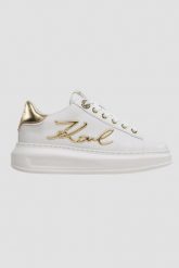 KARL LAGERFELD Białe sneakersy Kapri Signia Lace. Białe obuwie sportowe damskie KARL LAGERFELD, bez zapięcia. W wyprzedaży za 769.99 zł.