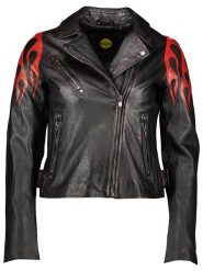 Buffalo Skórzana kurtka w kolorze czarnym rozmiar: 40. Czarne kurtki damskie Buffalo, bez wzorów, z materiału, bez kaptura. Za 513.95 zł.