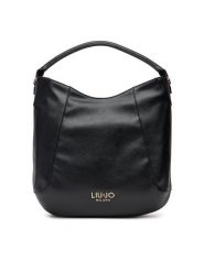 Liu Jo Torebka Esc M Hobo AF5053 E0058 Czarny. Czarne torebki klasyczne damskie Liu Jo, ze skóry, bez dodatków. Za 629.99 zł.