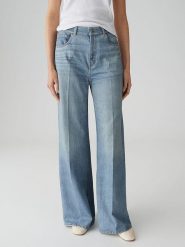 OPUS Dżinsy "Capria" - Comfort fit - w kolorze błękitnym rozmiar: 40/L30. Niebieskie jeansy damskie Opus, z podwyższonym stanem. Za 279.95 zł.