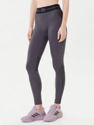 Adidas Legginsy Hyperglam JN2651 Szary Slim Fit. Szare legginsy sportowe damskie Adidas, xl, bez wzorów, z syntetyku, na fitness i siłownię. Za 199.99 zł.