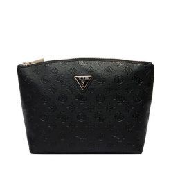 Kosmetyczka Guess. Czarne kosmetyczki damskie Guess, z aplikacjami. Za 210.99 zł.