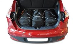 Torby Do Bagażnika Kia Rio Hatchback 2011-2016 3Szt Kjust. Czarne torby podróżne KJUST, bez wzorów, z kauczuku. Za 923.00 zł.