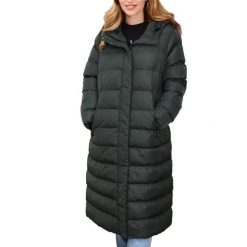 Kurtka GEOX W ANYLLA PARKA Zielony. Zielone parki damskie Geox, z tkaniny, bez kaptura. Za 551.99 zł.