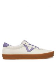 Vans Tenisówki VN000CQR6PH1 Écru. Trampki damskie Vans, bez wzorów, ze skóry, bez zapięcia. Za 239.99 zł.