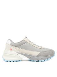 Calvin Klein Jeans Sneakersy Hike Runner Mg Nylon Mix YW0YW01852 Szary. Szare obuwie sportowe damskie Calvin Klein Jeans, z jeansu, bez zapięcia. Za 349.99 zł.