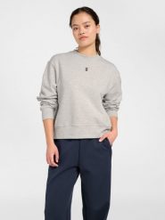 Bluza damska Hummel Foundation. Szare bluzy damskie Hummel, s, bez wzorów, z bawełny, bez kaptura. Za 226.00 zł.