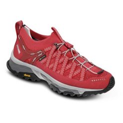 Buty turystyczne damskie Meindl Aruba Gore-Tex. Czerwone obuwie trekkingowe damskie MEINDL, z gore-texu, bez zapięcia. Za 746.91 zł.