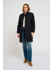 Kaffe Płaszcz pikowany w kolorze czarnym rozmiar: 42. Czarne płaszcze damskie Kaffe, bez wzorów, bez kaptura. Za 260.99 zł.