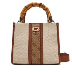 Torebka Guess. Brązowe torebki klasyczne damskie Guess, bez dodatków. Za 379.99 zł.