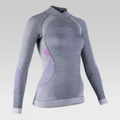 Koszulka termoaktywna damska Lady Fusyon Uw Shirt Lg Sl Turtleneck. Szare koszulki damskie Uyn, l, bez wzorów, z polaru, bez kołnierzyka, bez ramiączek. Za 519.00 zł.