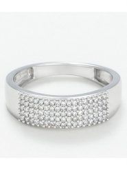 DIAMANTA Złoty pierścionek "Diamantine" z diamentami rozmiar: 56. Szare pierścionki damskie DIAMANTA, z diamentem, złote. Za 1,621.49 zł.