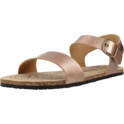 Sandały BREAK & WALK BWSH414003 Brąz. Brązowe sandały damskie CONGUITOS, bez wzorów, ze skóry, bez obcasa, bez zapięcia. Za 197.99 zł.