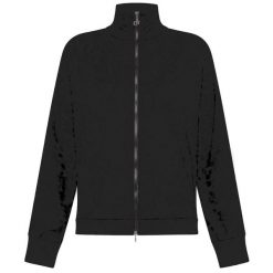 Bluza Deha Bluza Z Pełnym Zamkiem I Logo Damskie. Czarne bluzy damskie Deha, m, bez wzorów, z bawełny, bez kaptura. Za 489.99 zł.