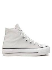 Converse Trampki Chuck Taylor All Star Lift Platform Hi A08287C Szary. Szare trampki damskie Converse, bez wzorów, z materiału, bez zapięcia. Za 259.99 zł.