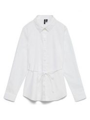 Vero Moda Koszula w kolorze białym rozmiar: S. Białe koszule damskie Vero Moda, s, bez wzorów, z bawełny, bez kołnierzyka, bez ramiączek. Za 119.95 zł.