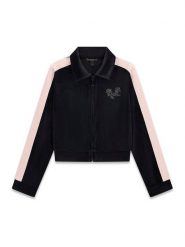 Guess Bluza J6BQ10 K6097 Czarny Regular Fit. Czarne bluzy dziewczęce Guess, z aplikacjami, z bawełny, bez ramiączek, bez kaptura. Za 234.99 zł.