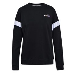 Bluza damska DIADORA L.SWEATSHIRT CREW SPOTLIGHT. Czarne bluzy damskie Diadora, l, bez wzorów, bez kaptura. Za 79.99 zł.
