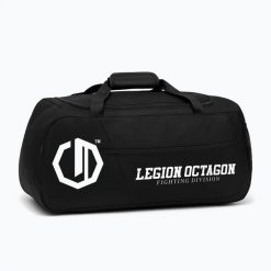 Torba treningowa Octagon Legion Fighting Division. Czarne torby sportowe OCTAGON, bez wzorów, z materiału. Za 139.99 zł.
