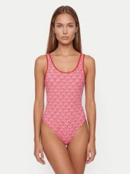 Tommy Hilfiger Strój kąpielowy UW0UW06465 Różowy jasny. Czerwone stroje jednoczęściowe Tommy Hilfiger, bez wzorów, z syntetyku. Za 409.99 zł.