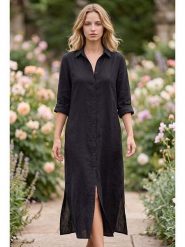 SOULSHAE Sukienka w kolorze czarnym rozmiar: XXL/3XL. Czarne sukienki damskie SOULSHAE, bez wzorów, bez ramiączek. Za 174.95 zł.