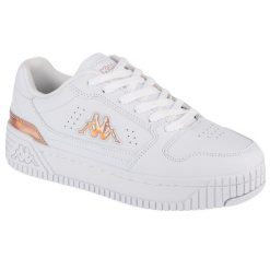 Buty sportowe, sneakersy damskie Kappa EMELA. Białe obuwie sportowe casual damskie Kappa, trekkingowe. W wyprzedaży za 115.00 zł.