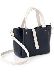 Vince Camuto Torebka "Bellagio" w kolorze granatowym - 25 x 19 x 11 cm rozmiar: onesize. Niebieskie torebki klasyczne damskie Vince Camuto, z materiału, przez ramię, bez dodatków. Za 165.55 zł.