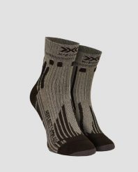 Skarpety damskie X-Socks Run Speed Reflect 4.0. Szare skarpetki damskie X Socks, bez wzorów, z materiału. Za 60.00 zł.