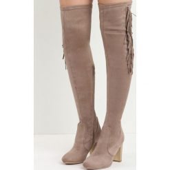 Khaki Kozaki Integral. Brązowe kozaki damskie Born2be. Za 139.99 zł.