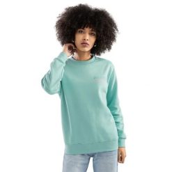 Damska bluza dresowa Lifestyle Siroko Believe-W. Zielone bluzy damskie SIROKO, l, bez wzorów, z bawełny, bez kaptura. Za 65.00 zł.