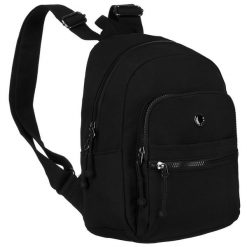 Plecak damski Peterson PTN CSM-12 czarny. Czarne plecaki Peterson, bez wzorów. Za 99.99 zł.