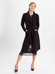 Vila Płaszcz dwustronny - VIJuice Kobiety Sztuczne włókno czarny, S. Czarne płaszcze damskie Vila, s, bez wzorów, z dżerseju, bez kaptura. Za 349.95 zł.
