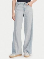 Guess Jeans Jeansy W6GA2T D6534 Niebieski Wide Leg. Niebieskie jeansy damskie Guess Jeans. Za 479.99 zł.