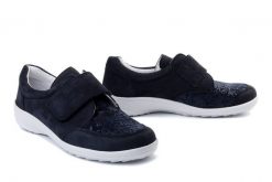 COMFORTABEL 940234-05 blau, półbuty damskie. Niebieskie półbuty damskie Comfortabel, bez wzorów, bez obcasa, bez zapięcia. Za 293.93 zł.