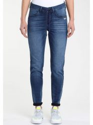 GANG JEANS Dżinsy - Relaxed fit - w kolorze granatowym rozmiar: W26. Niebieskie jeansy damskie GANG JEANS. Za 189.99 zł.