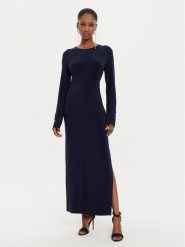 NORMA KAMALI Sukienka wieczorowa KK2243PLE33951 Granatowy Slim Fit. Niebieskie sukienki damskie Norma Kamali, bez wzorów, z syntetyku, wizytowe, bez ramiączek. Za 589.99 zł.