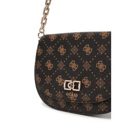 Torebka Guess. Brązowe torebki klasyczne damskie Guess, bez dodatków. Za 659.99 zł.