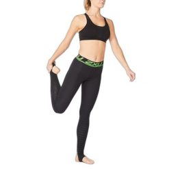 Damskie rajstopy kompresyjne Power Recovery 2XU. Czarne rajstopy 2XU, bez wzorów. Za 703.00 zł.