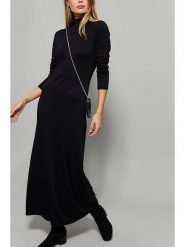 Milan Kiss Sukienka w kolorze czarnym rozmiar: XL. Czarne sukienki damskie Milan Kiss, bez wzorów, bez ramiączek. Za 126.99 zł.